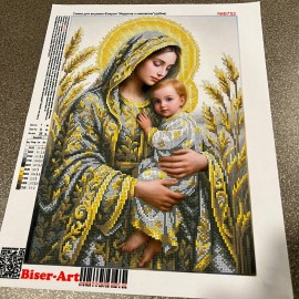 Мадонна з немовлям срібна